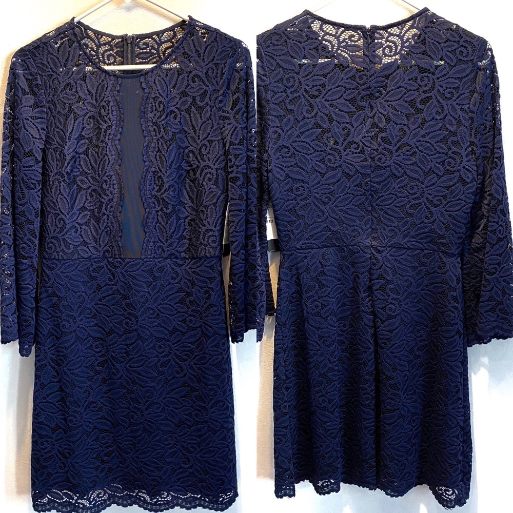 Laundry by Shelli Segal All Over Lace Mini Dress